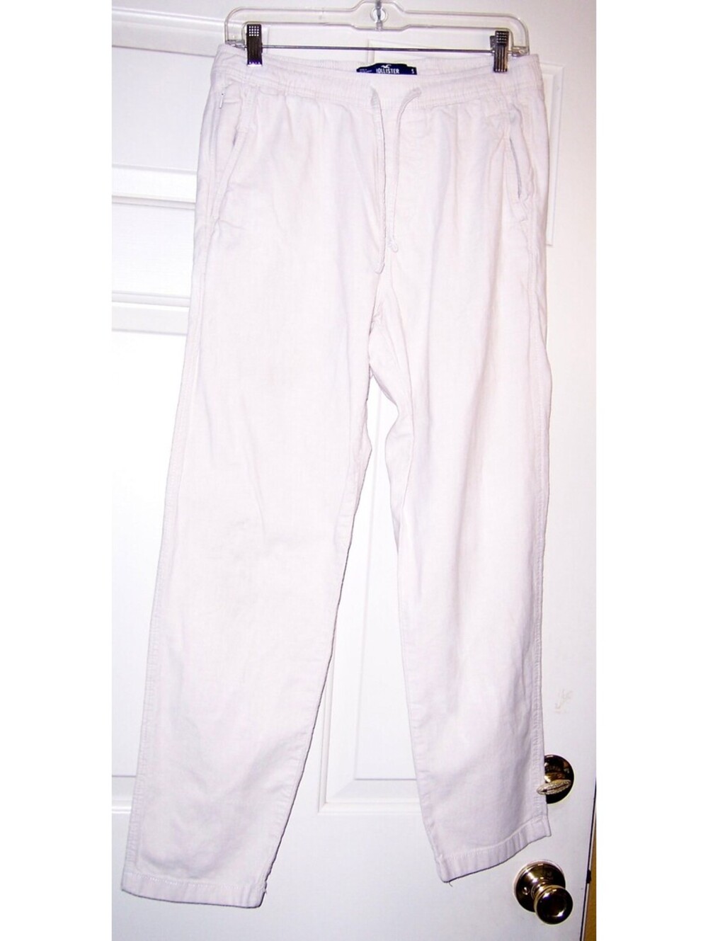 Hollister Epic Flex Slim Straight Linen Blend Pants Mens SM